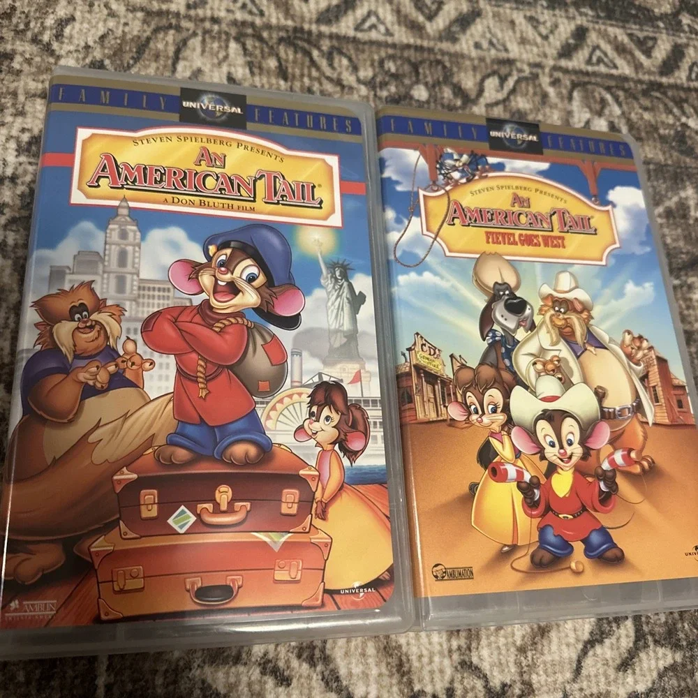 An American Tail & Fievel Goes West Special Box Set VHS By Steven Spielberg